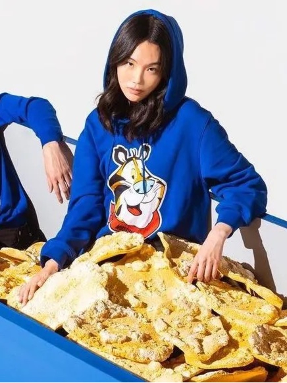 Moschino x Kellogg's Tony the Tiger Graphic Long Sleeve Hoodie
Minidress4US/381T